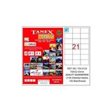 Temat Tw-2124 Lazer Etiket 70X42 Mm 100 Lü