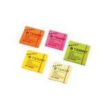 Temat Yapışkanlı Not Kağıdı 75x75 mm, Fosforlu, Renkli Set