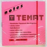 Temat Yapışkanlı Not Kağıdı Küp Fosforlu Renk 75X75 Mm - -- - STANDART