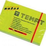 Temat Yapışkanlı Not Kağıt 50x75 MM 12 Adet Fosforlu Yeşil