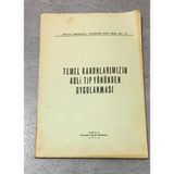 Temel Kanunlarımızın Adli Tıp Yönünden Uygulanması (Sahafiye Kitap)