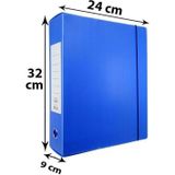 Temel Mavi 10 Adet 24x32x9 cm Arşiv ve Proje Kutusu
