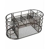 Temel Nikel Metal Mesh Masaüstü Organizer Çekmeceli Çok Bölmeli 22x11x11 Cm 9507b Gri