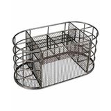 Temel Nikel Metal Mesh Masaüstü Organizer Çekmeceli Çok Bölmeli 22X11X11 cm 9507B