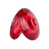 Temel Plastik Kastanyet El Perküsyon Aleti Kırmızı 5.5 Cm