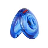 Temel Plastik Kastanyet El Perküsyon Aleti Mavi 5.5 Cm