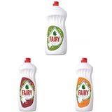 Temiz & Ferah Sıvı Bulaşık Deterjanı 650 Ml Elma Kokulu+Fairy Temiz & Ferah Sıvı Bulaşık Deterjanı 650 Ml Nar Kokulu+Fairy Temiz & Ferah Sıvı Bulaşık Deterjanı 650 Ml Portakal Kokulu