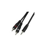 Temiz Pazar 3.5mm Stereo To 2rca Aux Ses Kulaklık Çevirici Kablosu (1.8 Metre)