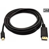 Temiz Pazar 3m Metre Mini Displayport To Displayport Kablo 3 Metre Mini Displayort Kablo Siyah