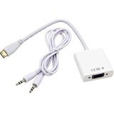 Temiz Pazar 4307 Mini Hdmi To Vga Ses Destekli Çevirici Dönüştürücü Adaptör