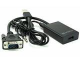 Temiz Pazar 4310 Vga To Hdmi Çevirici Dönüştürücü Adaptör Kablosu
