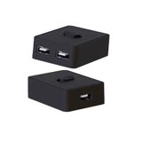 Temiz Pazar 4559 2 Port USB 2.0 To Kvm Switch Çoklu Pc Kasa Çoklayıcı Hub Anahtar