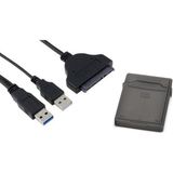 Temiz Pazar 4853 USB 3.0 Sata Kablo Çevirici Dönüştürücü HDD Hardisk Kablosu + Kutu - Siyah