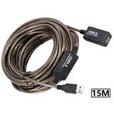 Temiz Pazar 5227 Aktif Usb Dişi Erkek Uzatıcı Uzatma Ek Kablosu 15 Metre