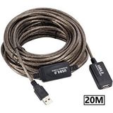 Temiz Pazar 5228 Aktif Usb Dişi Erkek Uzatıcı Uzatma Ek Kablosu 20 Metre