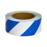 Temiz Pazar 5CM x 5M Fosforlu Çapraz Bant Beyaz Mavi