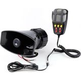 Temiz Pazar 7 Sesli Mikrofonlu Megafon Siren 100 Watt Yüksek Sesli 12 Volt