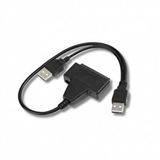 Temiz Pazar Alfais 4543 Usb 2.0 2.5 3.5 İnç Sata Ssd Hdd Hard Disk Dc Güç Çevirici Dönüştürücü Adaptör Kablosu