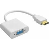 Temiz Pazar HDMI To VGA Kablo Çevirici Dönüştürücü Görüntü Altın Uçlu-Full Hd