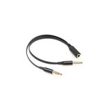 Temiz Pazar Kulaklık Mikrofon Çevirici Ayırıcı Switch Splitter 3.5mm