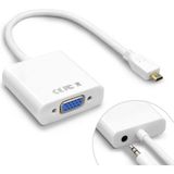 Temiz Pazar Micro HDMI To VGA Çevirici Dönüştürücü Adaptör (Ses Destekli)