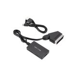 Temiz Pazar Scart To HDMI 1080P Av Video Çevirici Dönüştürücü Adaptör
