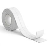 Temiz Pazar Su Sızdırmaz Kenar Bandı, Beyaz, PVC, 3.2m, Mutfak ve Banyo için Yapışkanlı Sızdırmazlık Şeridi
