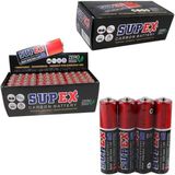 Temiz Pazar Supex R03 1.5 Volt Aaa Çinko Karbon Ince Kalem Pil (60'li Paket Kumanda Pili)