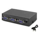 Temiz Pazar VGA Splitter Switch 2 Port 200MHZ Çoklu Ekran Çoklayıcı