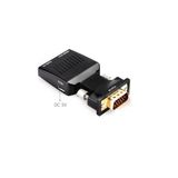 Temiz Pazar VGA To HDMI Çevirici Dönüştürücü Laptop Tv Monitör Adaptör Kablosu + HDMI Kablo 1.5 Metre