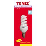 Temiz TEMİZ Günışığı-SARI(E14) 11W Spiral Enerji Tasarruflu Ampul