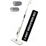 Temizcan Tedarik Sprey Mop + 2 Adet Mikrofiber Bez - Beyaz