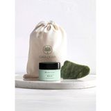 Temizleyici Balm ve Yeşim Gua Sha Masaj Taşı Seti