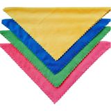 Temizlik Bezi 3'lü Set - 40 x 40 cm , Kalın ve Yumuşak Doku, Dekoratif Lazer Kesim, Ekstra Emici, Çok Amaçlı Kullanım Için, Mutfak, Banyo, Araç ve Genel Temizlik Için Uygun, Yıkanabilir