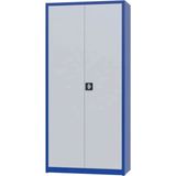 Temizlik Dolabı, Kiler, Soyunma, Işçi Soyunma Dolabı - Mavi - Açık Gri - 80X38X180
