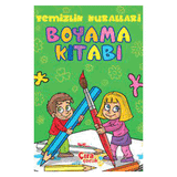 Temizlik Kuralları Boyama Kitabı Kolektif Çıra Çocuk Yayınları