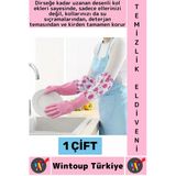 #Temizlikeldiveni Kaymaz Su Geçirmez Dirsek Destekli Bahçe Bakım Bulaşık Temizlik Uzun Eldiven