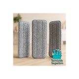 temizliksepetim CırtCırtlı Tablet Mop ve Sprey Mop Uyumlu Mikrofiber Yedek Bez 3 Adet