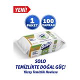 Temizlikte Doğal Güç Beyaz Sabun Ferahlığı Yüzey Temizlik Havlusu 100 Yaprak