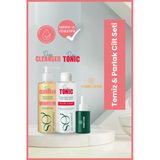 Temiz&Parlak Cilt Seti-Pure Cleanser&Glikolik Asit Tonik&Vitamin C Serum