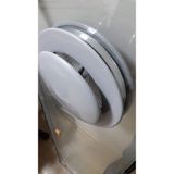 Temmenfez Doğalgaz Isıcam Çift Cam Menfezi Dairesel Çap 150 mm