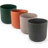 Temmuz Home Premium Zeraf Çiçek ve Bitki Saksısı Seti 4'lü Set(Ilan Saksılar Içindir) - 1 NO