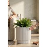 TEMMUZ HOME Vega Model Büyük Dekoratif Modern Saksı Ve Vazo 20 Lt ( 31,5 Cm X 32 Cm ) (Deliksiz Tabaksız İçliksiz)