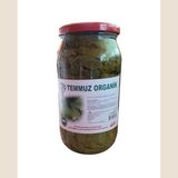 TEMMUZ ORGANİK Yaprak Salamura Cam Kavonoz 1 lt - 1 kg