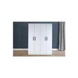 Temosan 4 Kapılı Beyaz Gardırop Dolap T-900 120 X 174 X 45