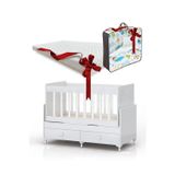 Temosan Anne Yanı Sallanır Bebek Beşiği, Gri Uyku Setli, Yataklı, Çekmeceli 60 X 120