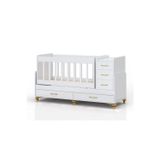 Temosan Mdf Korkuluklu, Anne Yanı, Çekmeceli, Büyüyen, Karyola Olabilen, Sallanır Beşik 60 X 120