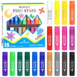 Tempera Boya Çubukları (18 Renk)