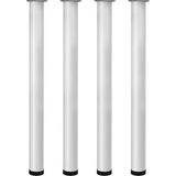 Tempo Masa Ayağı Beyaz 71 - 74 cm Ayarlı 4'lü