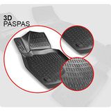 Tempo Mercedes E Serisi W213 2017 Sonrası 3D Havuzlu Paspas Seti - Siyah
